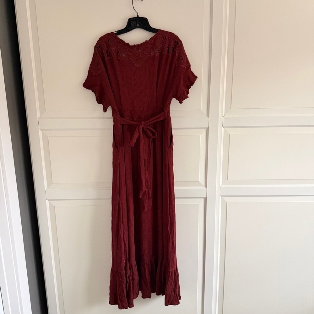 New! Free People Colette Maxi Dress Size Large 51568 - Picture 6 of 14